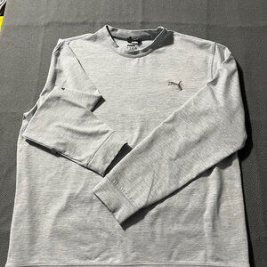 PUMA Fleece lined Sweater Gray L